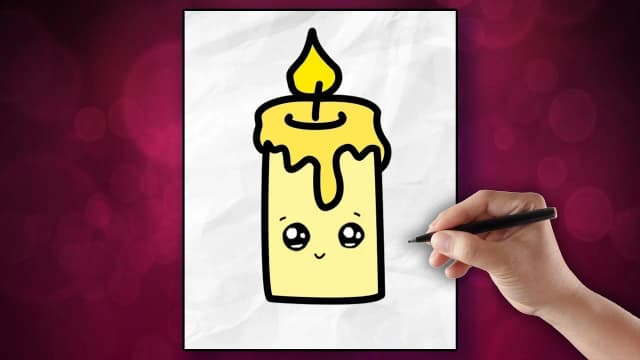 Jak narysować świeczkę - proste kroki, które każdy może wykonać